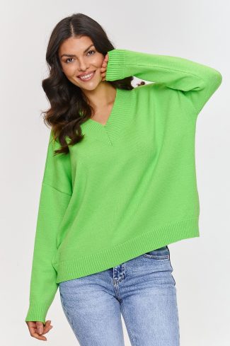 green Jumper model 209727 Makadamia