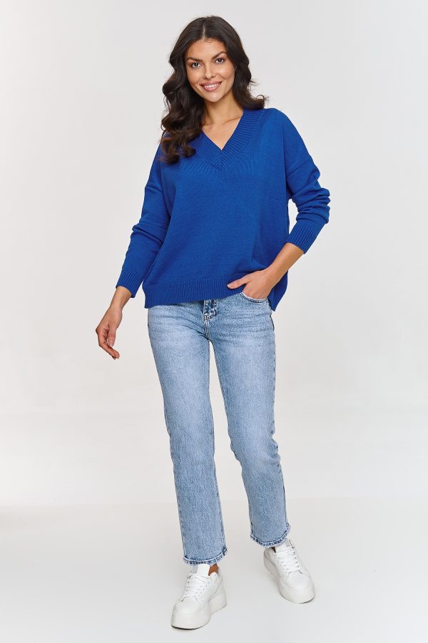 blue Jumper model 209728 Makadamia