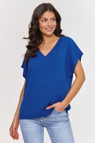blue Gilet model 209736 Makadamia