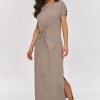 1068176 brown Daydress model 209853 Makadamia