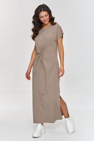 brown Daydress model 209853 Makadamia