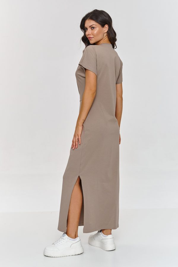 brown Daydress model 209853 Makadamia