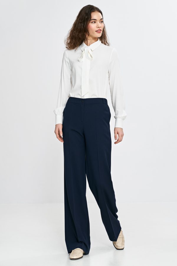 navy blue Trousers model 210083 Nife