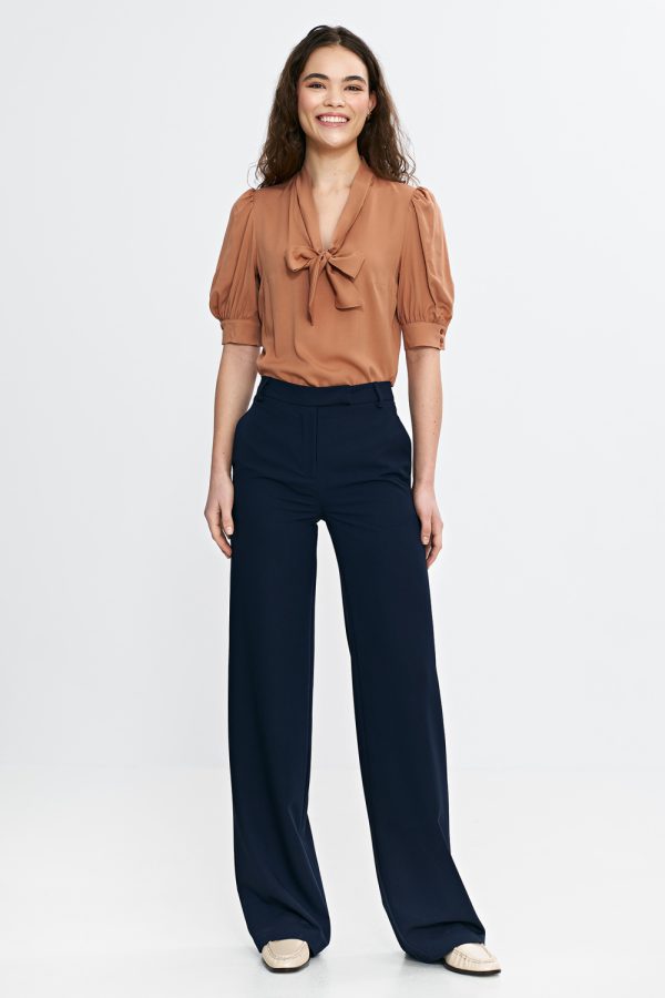 navy blue Trousers model 210085 Nife