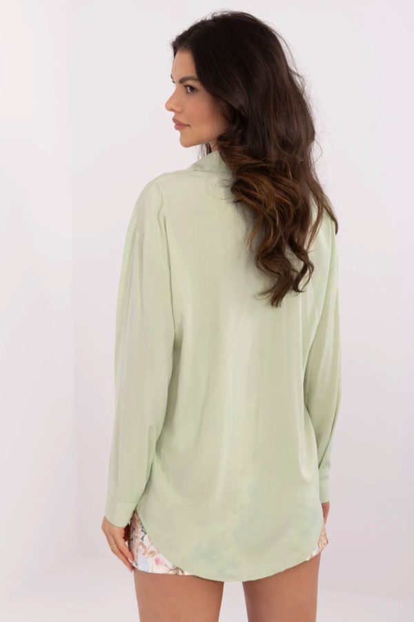 green Long sleeve shirt model 210851 NM