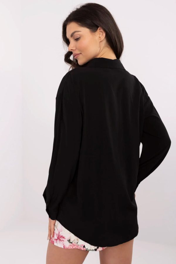 black Long sleeve shirt model 210852 NM