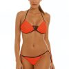 1073262 orange Swimsuit two piece model 211399 Marko