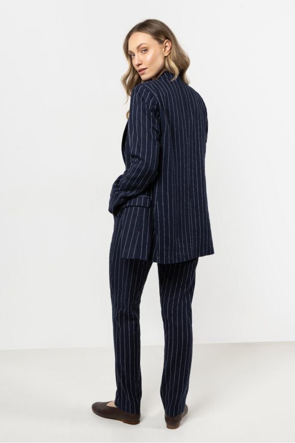 navy blue Jacket model 212175 awama