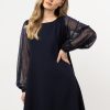 navy blue Evening dress model 212224 awama