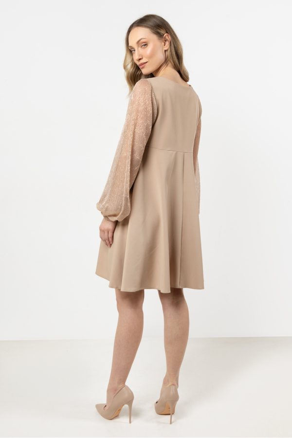 beige Evening dress model 212225 awama