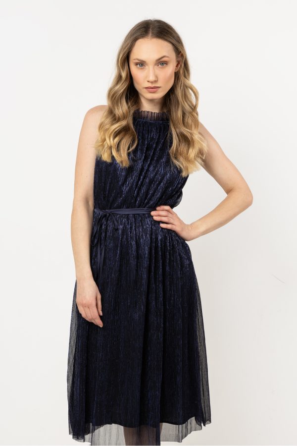 navy blue Evening dress model 212226 awama