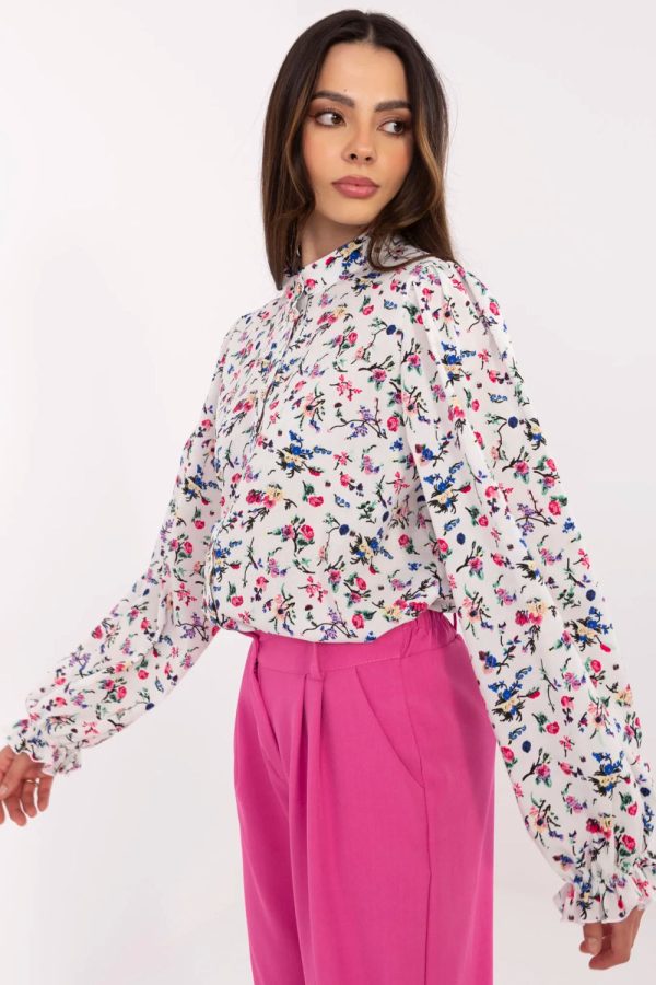 white Long sleeve shirt model 212662 Lakerta