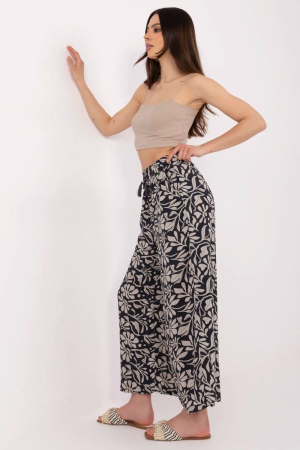 navy blue Women trousers model 212666 Sublevel