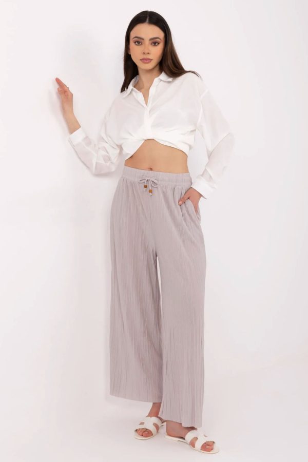 beige Women trousers model 212668 Sublevel
