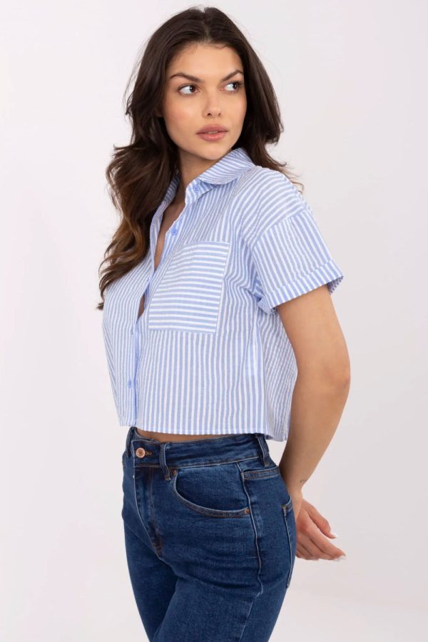 blue Short sleeve shirt model 212735 NM