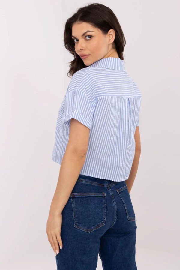 blue Short sleeve shirt model 212735 NM