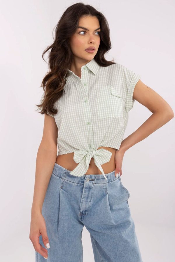 green Short sleeve shirt model 212738 NM