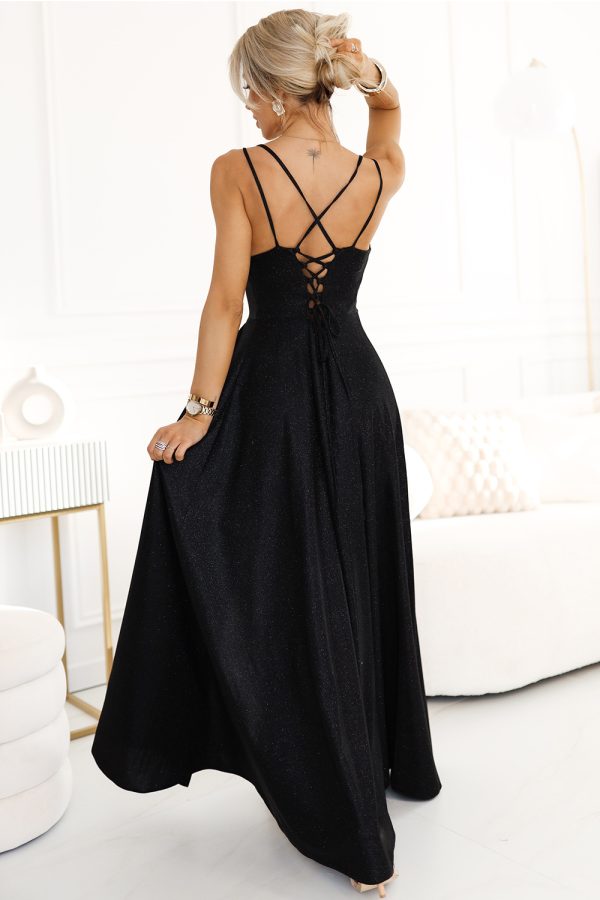 black Long dress model 212740 Numoco
