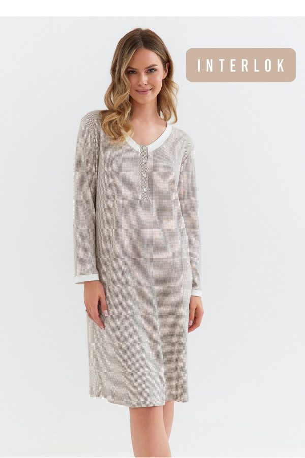 brown Nightshirt model 212752 Cana