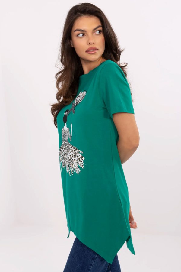 green Blouse model 213108 Factory Price