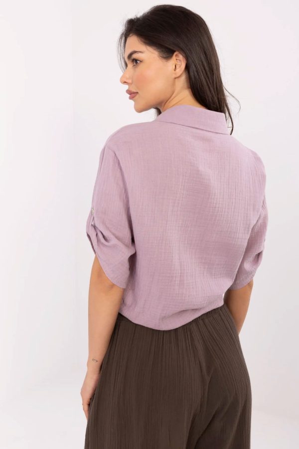 violet Shirt model 213425 Italy Moda