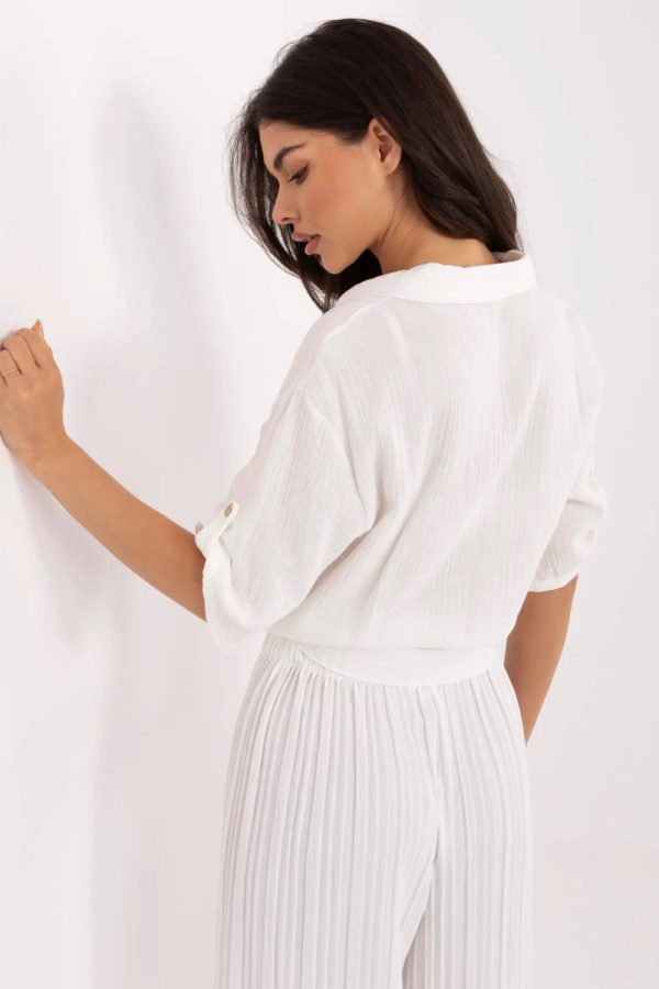 beige Shirt model 213434 Italy Moda