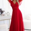 red Long dress model 213650 Numoco