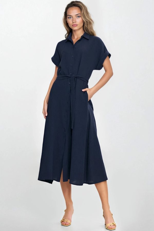 navy blue Daydress model 213979 Nife