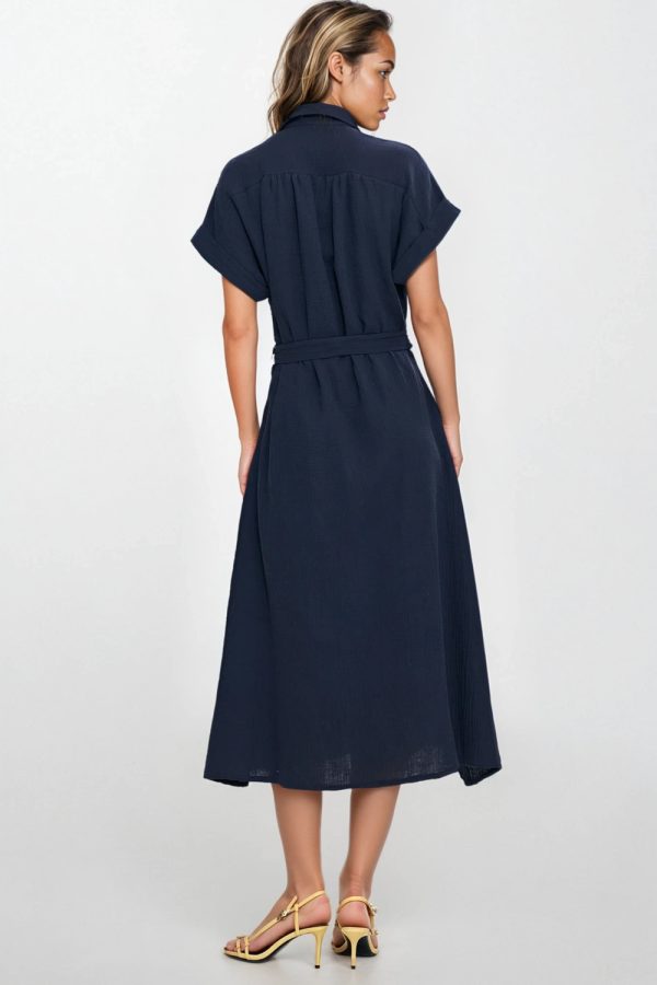 navy blue Daydress model 213979 Nife