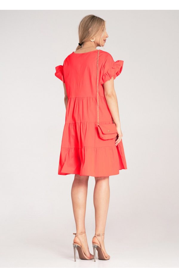 red Daydress model 214788 Figl