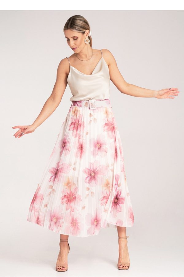 pink Skirt model 214832 Figl