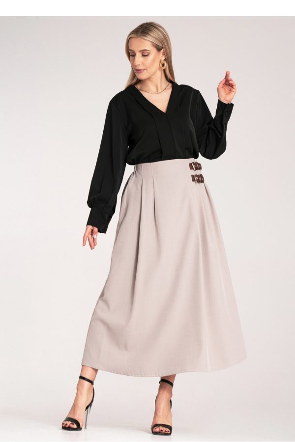 beige Skirt model 214849 Figl