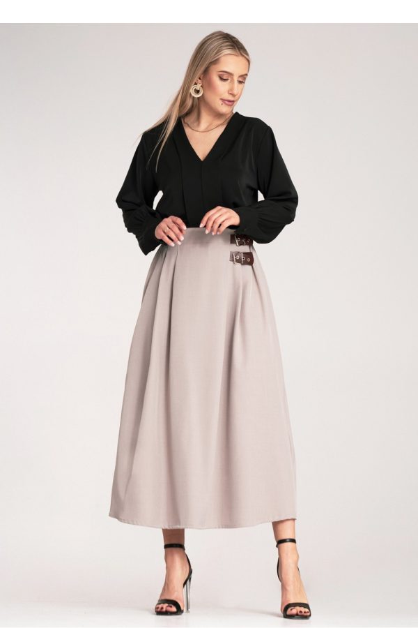 beige Skirt model 214849 Figl