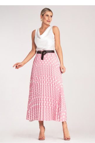 pink Skirt model 214852 Figl