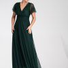 1083832 green Long dress model 214882 Figl