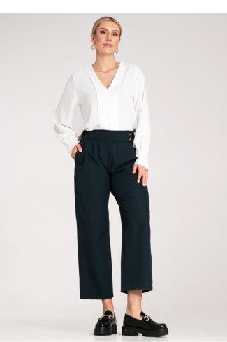 navy blue Women trousers model 214930 Figl