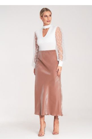 beige Skirt model 214937 Figl