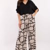 1084599 beige Women trousers model 215117 Sublevel