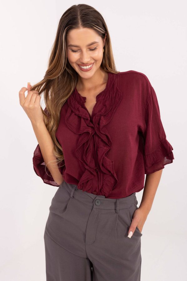 red Shirt model 215811 Italy Moda
