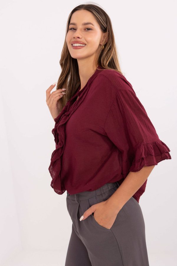 red Shirt model 215811 Italy Moda