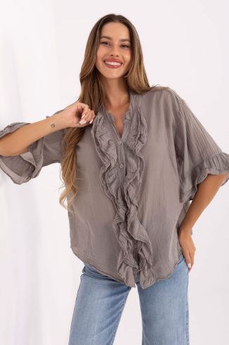 beige Shirt model 215813 Italy Moda