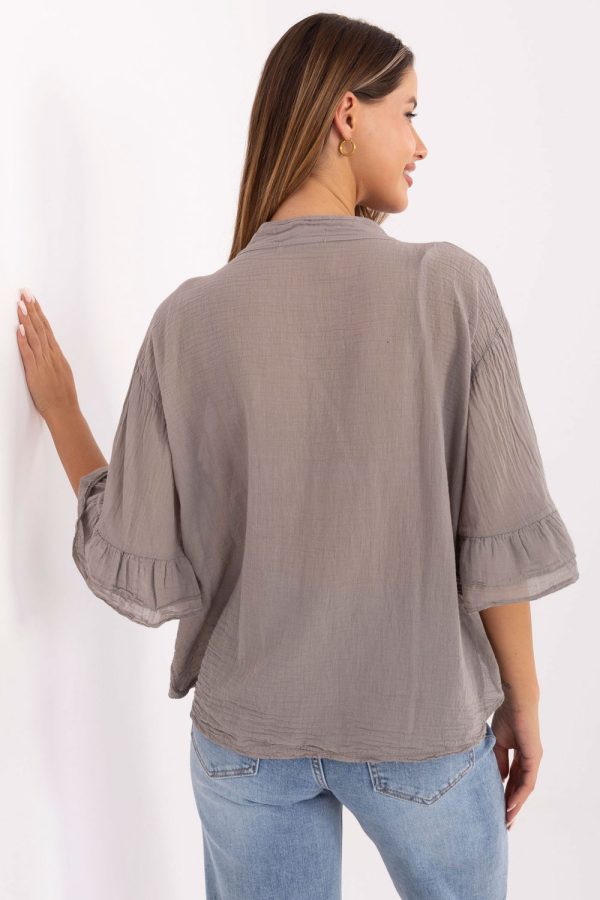 beige Shirt model 215813 Italy Moda