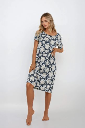 navy blue Nightshirt model 215912 Momenti Per Me