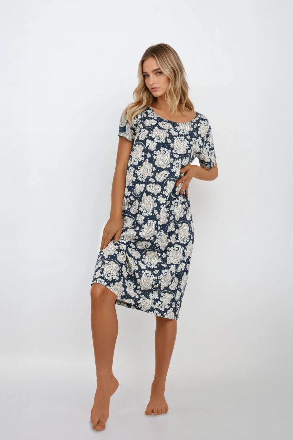 navy blue Nightshirt model 215912 Momenti Per Me