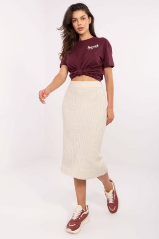 beige Skirt model 216044 Sublevel