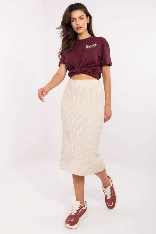 beige Skirt model 216044 Sublevel