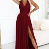 red Long dress model 216451 Numoco