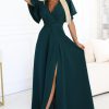 green Long dress model 216503 Numoco