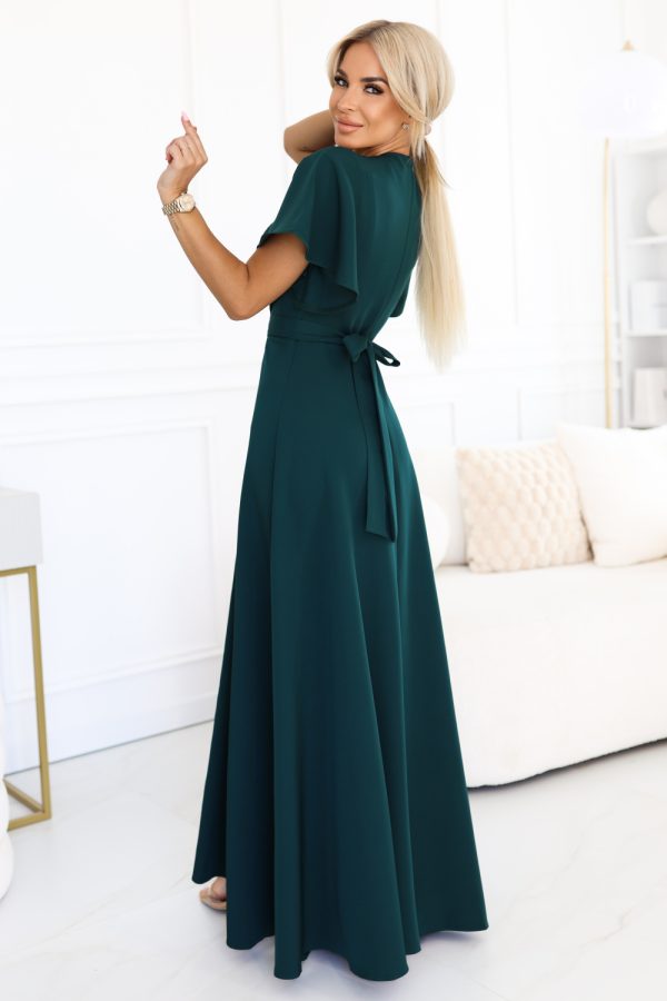 green Long dress model 216503 Numoco
