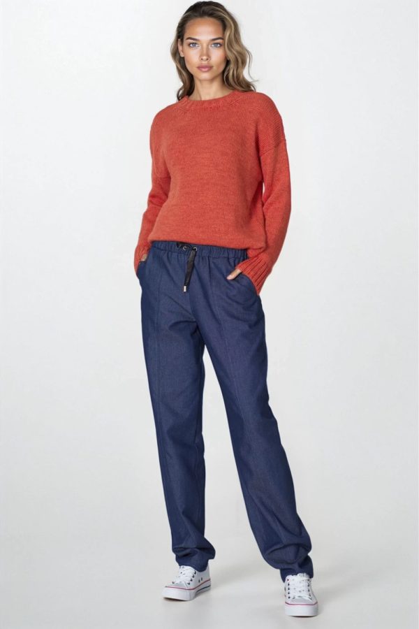 blue Women trousers model 216898 Nife